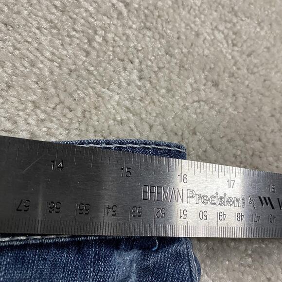 Y2K BKE Drew Boot Jeans Womens 30 Medium Wash Bootcut Stretch Denim Embellished - Picture 7 of 11